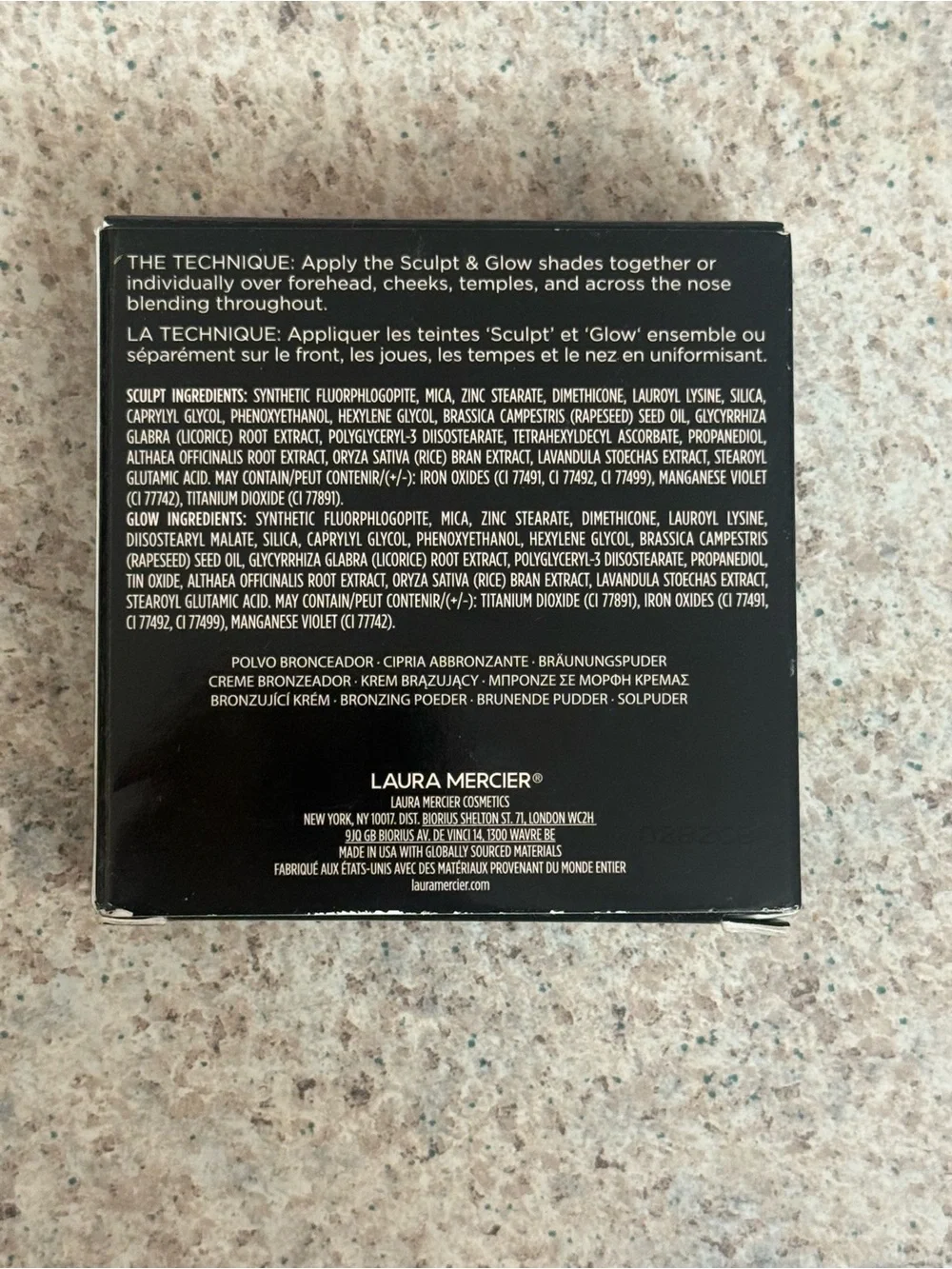 Laura Mercier Bronze Color Infusion Bronzer 30 Cannes NIB